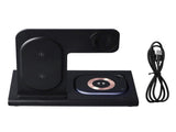 25W 3-in-1 Wireless Charging Station for iPhone, Home & Office, Black V1263-JX-4992