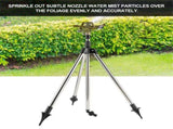 Stainless Steel Ground Insert Zinc Sprink Water Watering Sprinkler Sprayer Lawn Garden Yard V1294-YM0727-JY08288