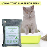 10PCS Air Purifying Bags Activated Bamboo Charcoal Freshener for Car Home Shoes 200g V201-BBZ2021DG8AU2