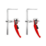 Upgraded Ratcheting Clamp, Quick Track Saw Clamps Ratchet Guide Rail F Clamp MFT Clamp for MFT V1192-AZ-W-0768