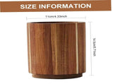 Utensil Holder,Rotating Wooden Utensil Organizer for Countertop,360&deg Spinning Kitchen Tool Crock, V1366-AZ2-W-20780