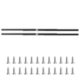 Undermount Drawer Slides, 40 inch, Full Extension Ball Bearing Under Stair Cabinet Rails, 260 LB V952-LTJHG40YC2601UNLGV0
