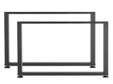 Table Legs, 750 x 900 mm Square Steel Furniture Legs, Modular Design, Easy Assembly, 1000 kg V952-ZTCFKFX2835II5NSO001V0