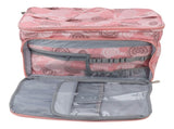 Knitting Bag Pink Oxford Cloth DIY Multifunctional Portable Crochet Holder Bag with Dividers for V1294-YM0706-3117230171111