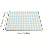 Outdoor Picnic Mat 3-Layer Thickened Waterproof Camping Rug, Acrylic Sponge TPU, Portable Ground V1232-YCD-005
