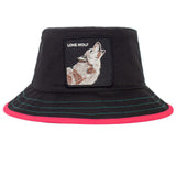 Goorin Bros Costa Lobo Bucket Hat 100% Cotton Animal Series - Black - XL V563-105-0006-BLACK-XL
