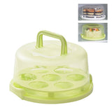 Cake Carrier Cover Cake Stand with Lid Dessert Serving Platter with Handle Cupcake Holder Pies V1294-YM0717-10101032