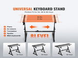 Piano Keyboard Stand and Bench Set, Z Style, Heavy-Duty Digital Piano Music Stand and Seat, 250 lbs V952-ZXGQJPZJDZZX1ZKY7V0