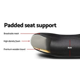 Artiss Mesh Office Chair Mid Back Black OCHAIR-G-2013-WH-BK