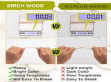 240 Pcs Natural Wood Craft Sticks, Popsicle Sticks, Lolly Sticks for Crafts 4.5 Inch, Ideal for V1259-DP01-A-3216