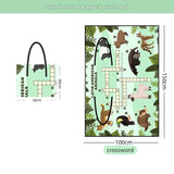 Green 2-in-1 Oxford Picnic Blanket and Shoulder Bag - Foldable Outdoor Mat with Storage V888-ELOSUNG56192-1