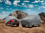 Heavy Duty Jeep 2dr Car Cover, Custom Fit Jeep Wrangler 2 Door CJ YJ JK JL Waterproof All Weather V1258-DP02-WO-94