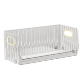 Desktop Storage Box with Handle Plastic Stackable Cosmetic Display Case Countertop Organizer Tray V1294-YM0901-3117230443311