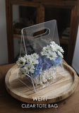 Acrylic Hand-held Vase,High-end Transparent Box,Portable Basket Floral Arrangement V1366-AZ2-W-05141
