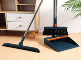 Foldable Broom and Dustpan Set Blue Sturdy and Reliable 1Set V1192-AZ-W-21057