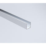 90x70cm Corner Frameless Shower Screen with Chrome Channel and SS Hinges, Square Knob Handle V63-887721