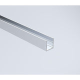100cm Wall to Wall Frameless Shower Screen Chrome Wall Channel and Floor Channel with SS Hinges V63-939081