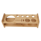 Bartender Kit Stand Large Capacity Space Saving Bamboo Wood Bartending Tool Storage Holder for Bar V1294-YM0703-3118230136611