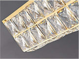 BAMDECOR C3332/L Linear Luxury Crystal Chandelier Modern LED Crystal Chandelier LED Ring Pendant V255-BAM-C3332/L-1.2