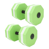 2Pcs High Density EVA Foam Dumbbell Set Aquatic Exercise Dumbbells for Men Women Indoor Swimming V1294-YM0703-3111230070813