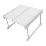Expandable Cabinet Shelf Carbon Steel Stackable Closet Storage Shelving Rack Cabinet Organizer Riser V1294-YM0901-3117240329412