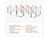 Portable Folding Workstand, 1865 x 1261 mm Collapsible Workbench, 2041 kg Weight Capacity, No V952-BXSGZTPPSL6FC1QQP001V0