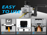 Wire Stripper Machine, 0.08"-1" Manual Wire Machine, Drill Compatible Copper Wire V1107-CS-YNKZ19