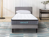Single Euro Top Pocket Spring Mattress Motion Isolation Comfort with CertiPUR-US Certified Foam V63-930261