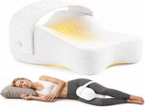 Side Sleeper Knee Pillow Hip Pain Relief Sciatica Pain Relief Ergonomic Leg - White - Size V1107-115-19722-WHT