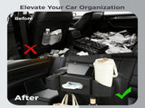 7-in-1 Car Seat Back Organizer, Multifunctional Storage with Cup Holder, Dual-Use Trash Can, Tissue V1192-AZ-W-18402