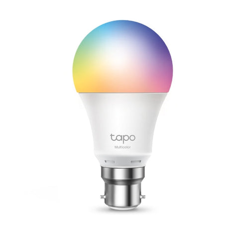 TP-Link Tapo L530B Smart Wi-Fi Light Bulb, Bayonet Fitting, Multicolour , No Hub V1141-HETL-TCL530B