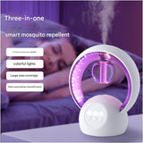 Pink Smart Mosquito Repeller & Humidifier - 3 Modes, Night Light, USB, Quiet Operation V888-ELOSUNG26996