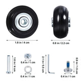 1 set of luggage replacement wheel set, plastic luggage wheel set, multifunctional V1192-AZ-W-25097