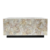 CLUSTER MOTHER OF PEARL HAND MADE COFFEE TABLE V742-FEH8