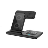 Black 3-in-1 Wireless Charger V1221-XM-WXCDQ-01