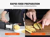Electric French Fry, Potato Slicer with 1/2-Inch and 3/8-Inch Stainless Steel Blades, Potato V952-SYWSQSTJDD12YGYU7V3