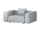 Artiss Modular Sofa Chaise Set 1-Seater Grey SBED-E-FA-02-GY-AB