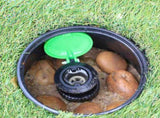 6 Inch Garden Lawn Underground Valve Box Cover Plastc Sprinkler Watering Valve Cover V1294-YM0717-10099970