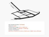 Drag Harrow, 66" Width Tow Behind Drag Harrow, Q235 Steel Driveway Grader with Adjustable Bars & Pin V952-QYP66INCHESQIYRIOV0
