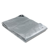 Heavy Duty Silver Black Tarp Tarpaulin 6.1x7.3m V406-TS2024