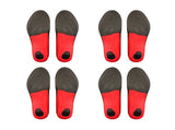 4X Pair Full Whole Insoles Shoe Inserts S Size Arch Support Foot Pads V274-GM-BI-INSOLE-FL-S4