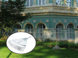 Silver High Carbon Steel Garden Rake Adjustable for Leaves and Gardening V1370-AZ4-16907