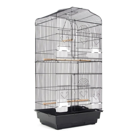 Bird Cage Parrot Aviary 2IN1 Design VEER 92cm V274-PET-3016-92BK