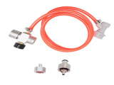 Mini Keg Regulator Automatic Stainless Steel Coffee Soda Keg CO2 Pressure Regulator with 1m Red Hose V1294-YM0901-3118230420911