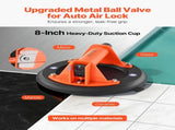 Vacuum Cup, 203 mm Vacuum Glass Lifter with ABS Handle, 180 kg Max Lifting Capacity Tile V952-SDXP8YC240BAN6023001V0