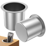2Pcs Drop-in Cup Holder Rust Resistance Automotive Cup Holders Long Lasting Durability for Dining V1366-AZ2-W-15023