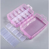 Organizer,3-Tier Craft Organizers and Storage,Stackable Storage Containers with 30 Compartments V1192-AZ-W-31832