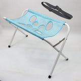 Blue Detachable Pet Grooming Hammock with Straps, Elevated Breathable Mesh Bath Nail Trimming Helper V1366-AZ2-W-18298