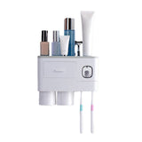 Wall Mounted Toothbrush Holder Multi Function Magnetic Absorption Bathroom Storage Rack with Drawer V1294-YM0716-3112220057111