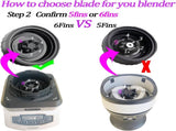 Replacement Parts for Nutri Ninja, 6Fin Blender Male Blade and cups Set for Blender BL660 BL770 V1258-DP02-C-1063